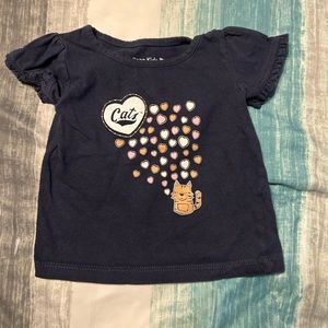 College Kids 6 Month Cat T-Shirt
